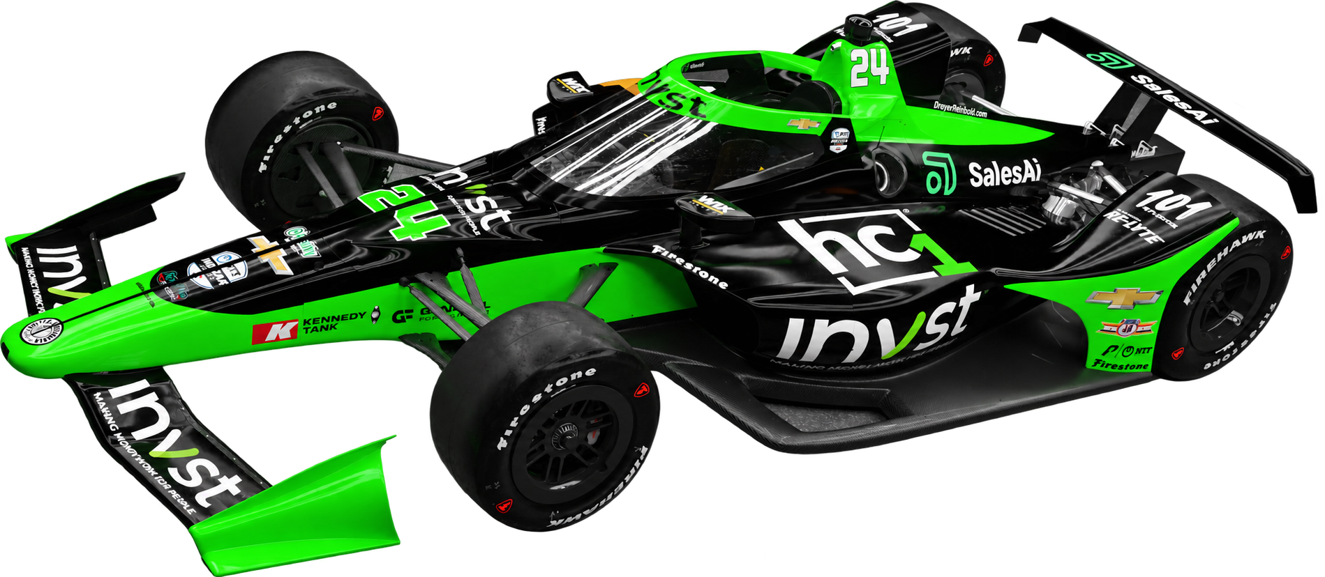 hc1 Indy car in hc1 green livery